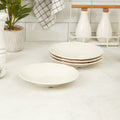Set 4 Platos Sopa Flores 23,5 Cms Klapp1#Blanco