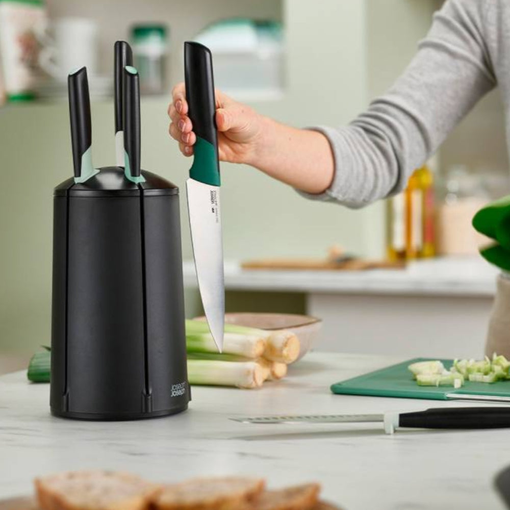 Set 5 Cuchillos Elevate Carrusel Salvia Joseph Joseph1#Negro