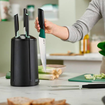 Set 5 Cuchillos Elevate Carrusel Salvia Joseph Joseph1#Negro