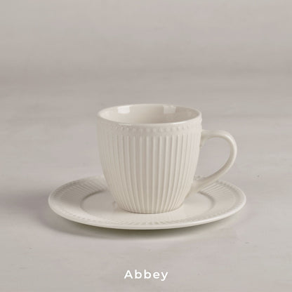 Set 6 Tazas + 6 Platos TÃ© o CafÃ© Porcelana Abbey 210 ml (8).jpg