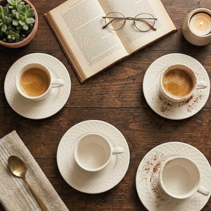Set 6 Tazas + 6 Platos TÃ© o CafÃ© Porcelana Windsor 210 ml (12).jpg