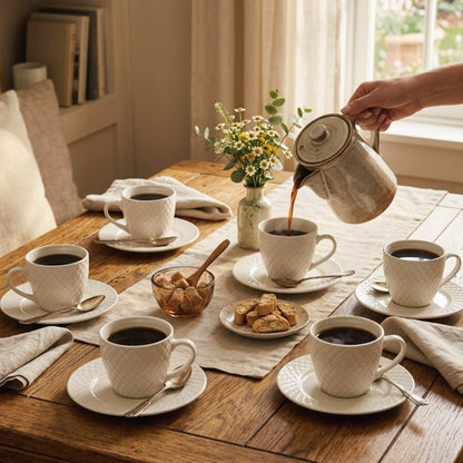 Set 6 Tazas + 6 Platos TÃ© o CafÃ© Porcelana Windsor 210 ml (13).jpg