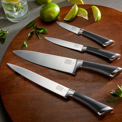 Set Cuchillos Fusion De 12 Pzs Chicago Cutlery2#Negro