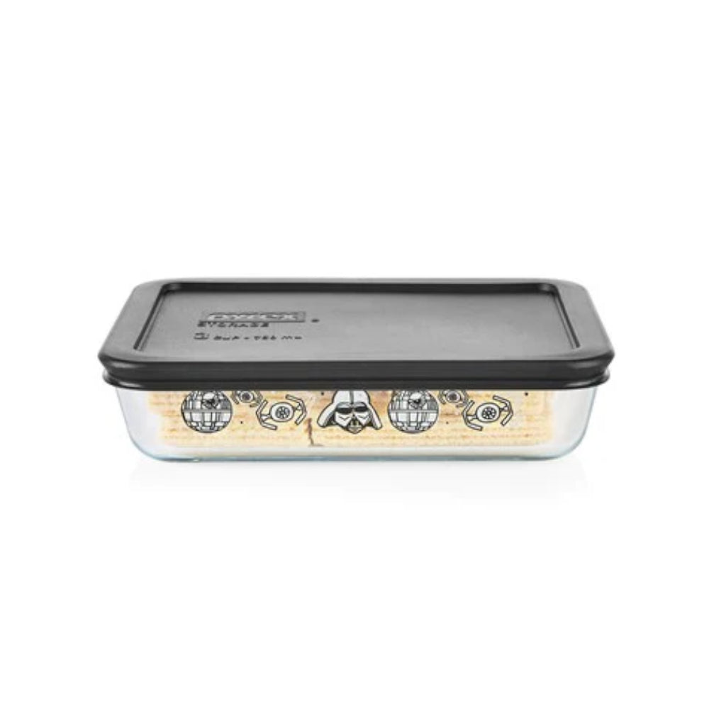 Set De 4 Fuentes Redondas Con Tapa Star Wars Pyrex4#Sin color