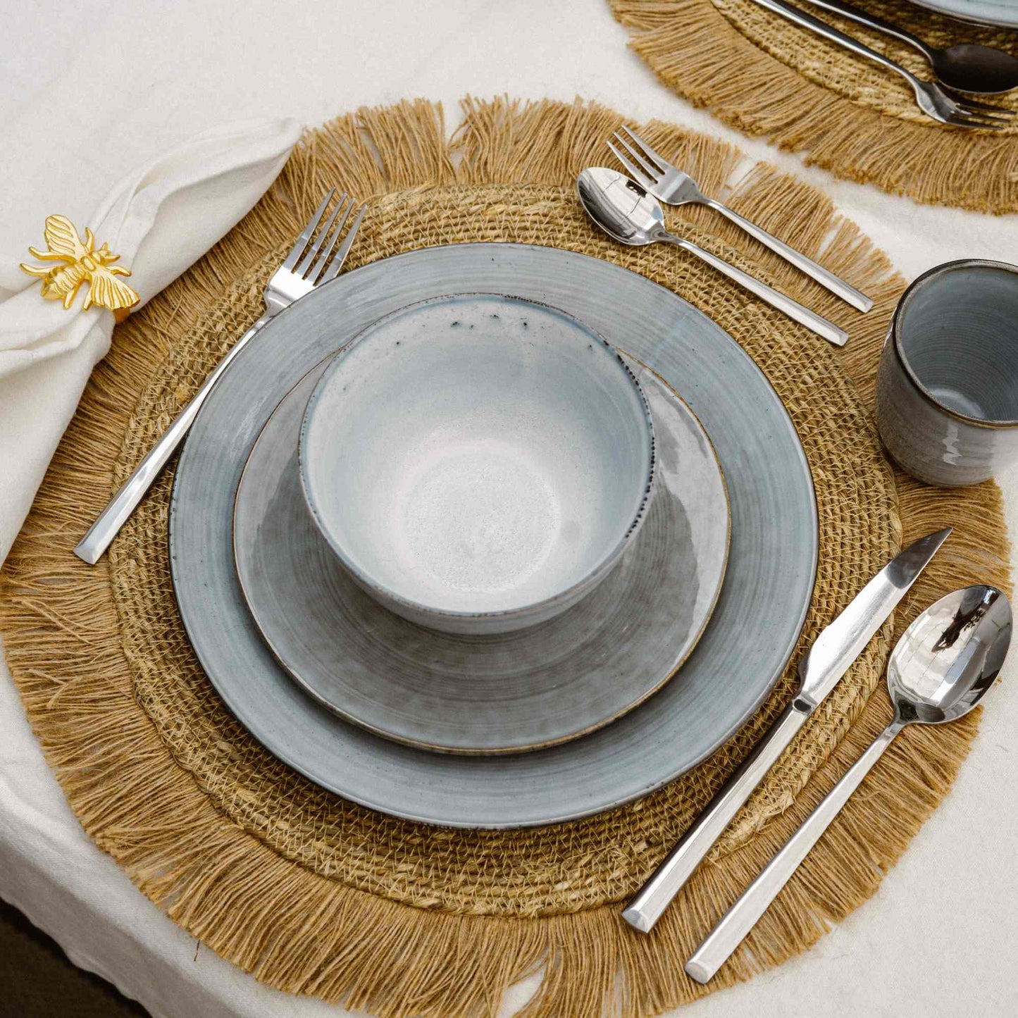 Set de Cuchilleria 30 pcs Acero Inoxidable Sicilia Simplit2#Gris