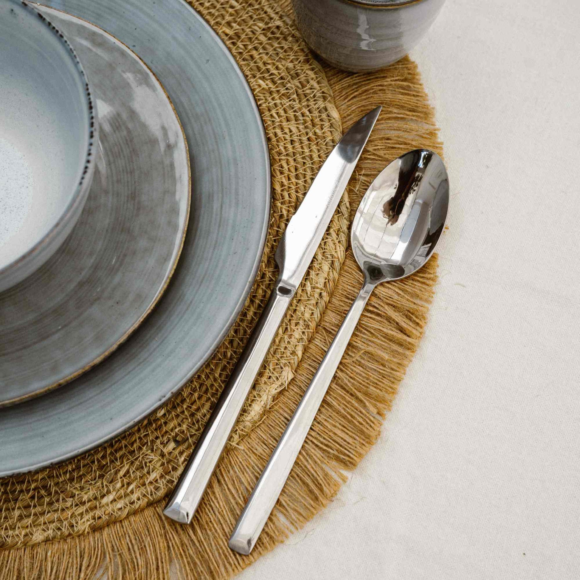 Set de Cuchilleria 30 pcs Acero Inoxidable Sicilia Simplit3#Gris
