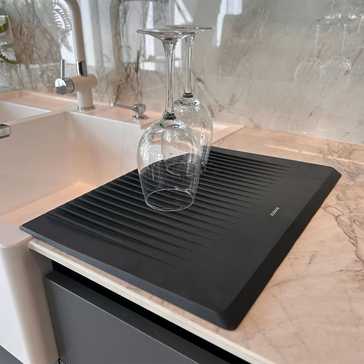 Escurridor De Silicona Schock2#Negro