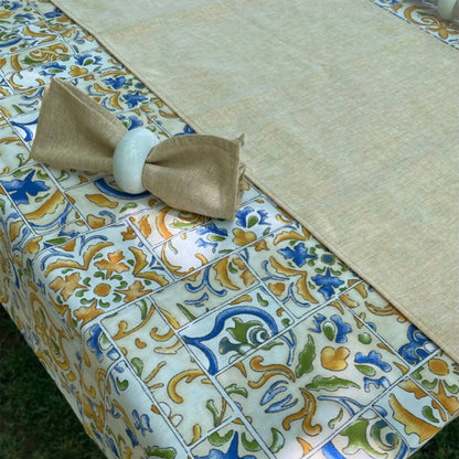 Box Textil y Argollas Tiles Decoexpress5#Amarillo