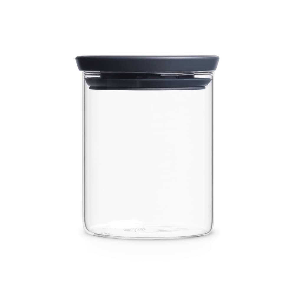 Contenedor De Vidrio Apilable 0.6 Lts Brabantia2#Gris