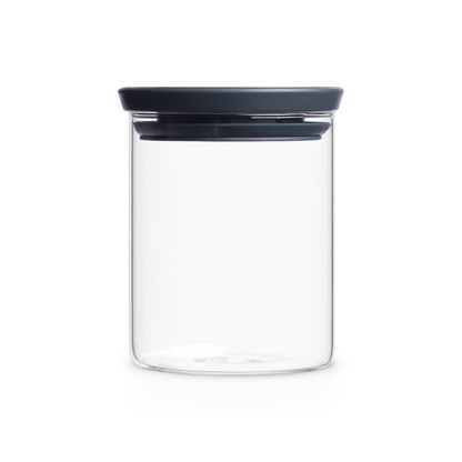 Contenedor De Vidrio Apilable 0.6 Lts Brabantia2#Gris