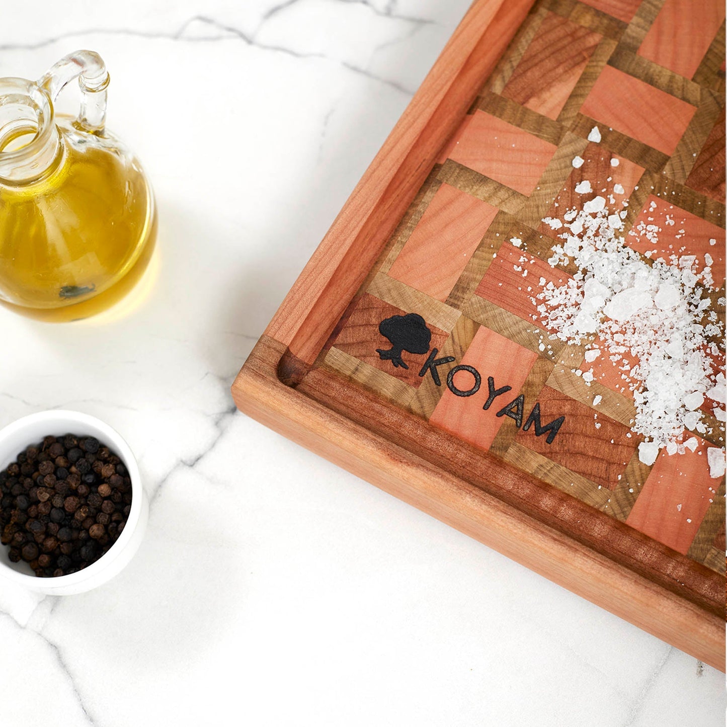 Tabla Cortar Tipo End Grain Madera Nativa Koyam12#Madera