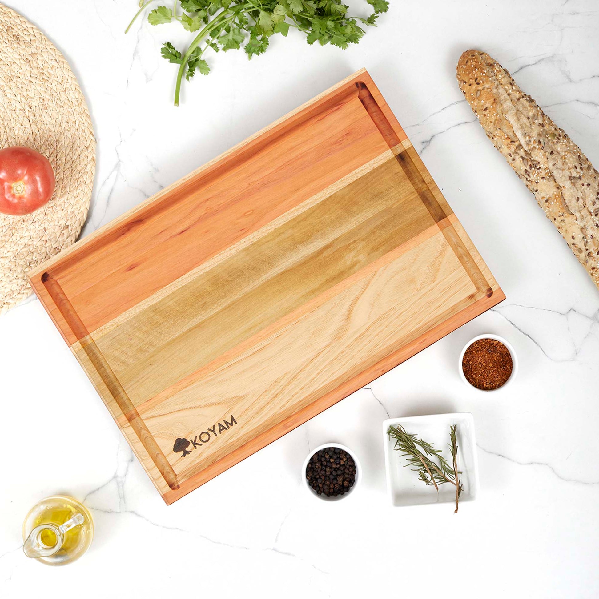 Tabla de Cortar Maderas Nativas Hecha a Mano Koyam5#madera