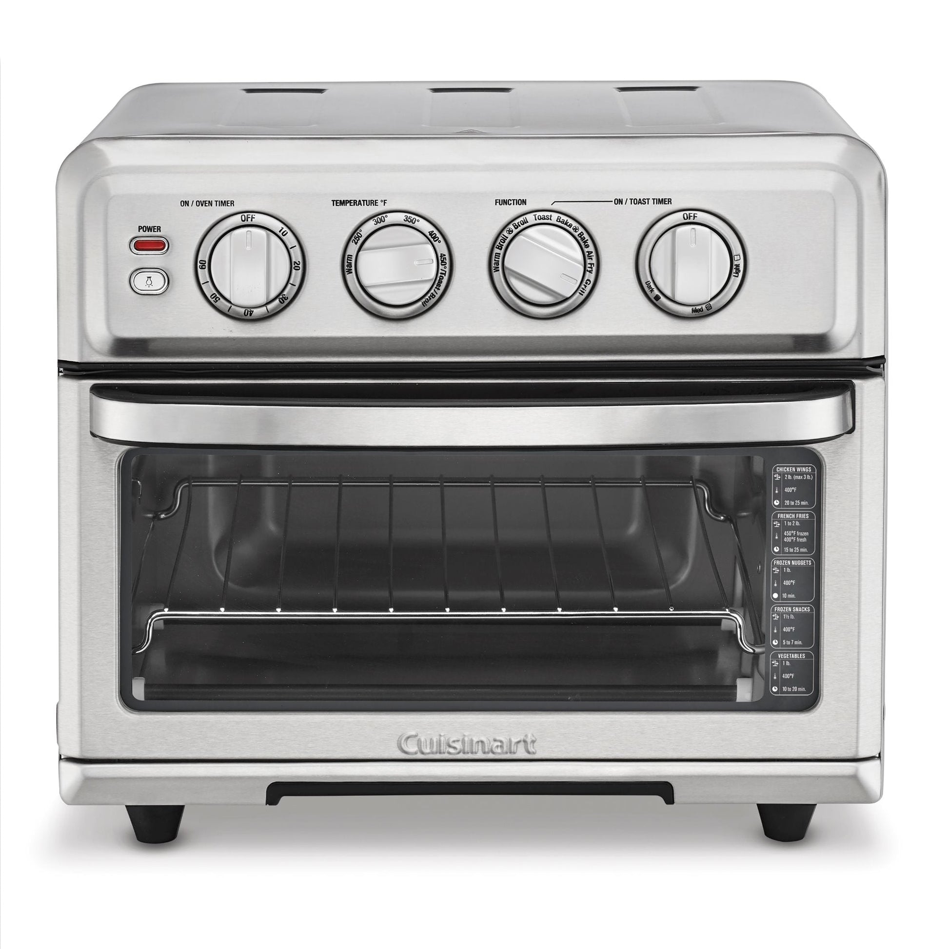 Horno, Tostador, Asador y Airfryer 8 En 1 TOA70CL Cuisinart4#Plata