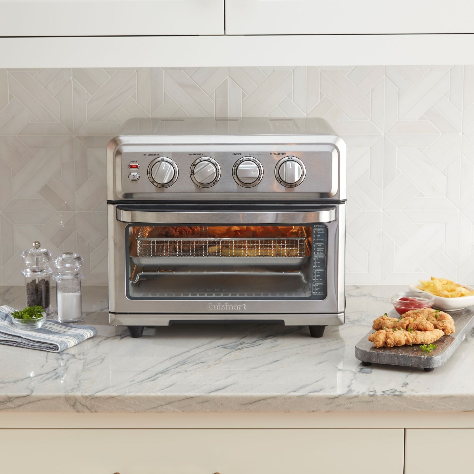 Horno, Tostador, Asador y Airfryer 8 En 1 TOA70CL Cuisinart1#Plata