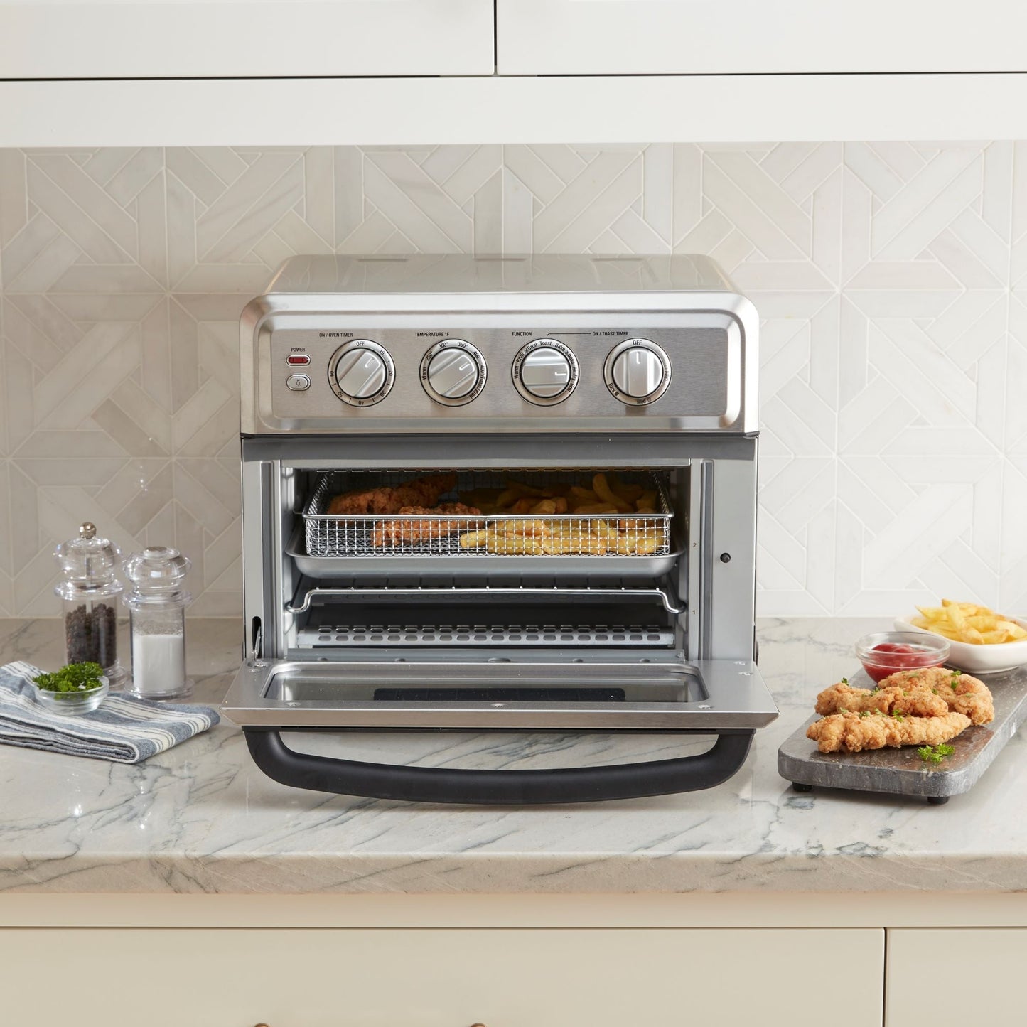 Horno, Tostador, Asador y Airfryer 8 En 1 TOA70CL Cuisinart2#Plata