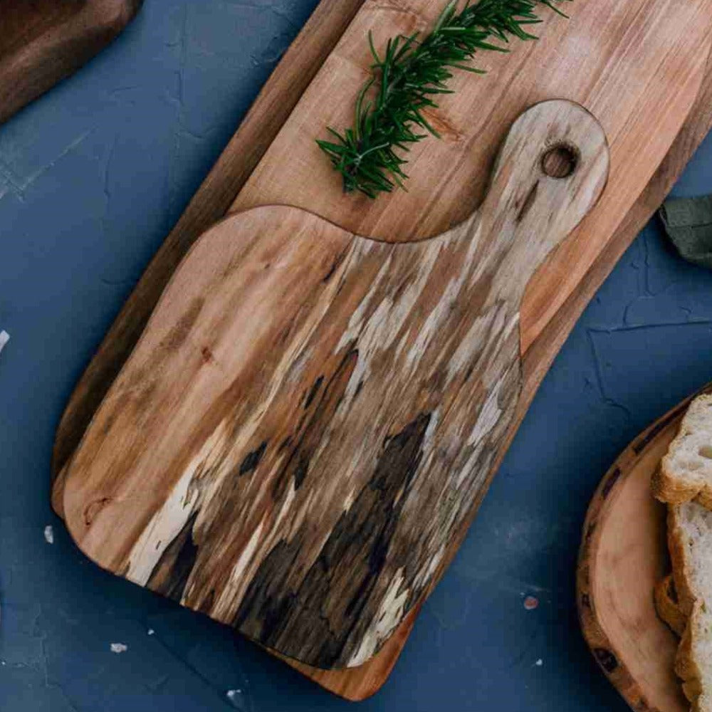 Tabla Madera Mini Lisa 15X20 Cm Milenaria Alerce1#Café