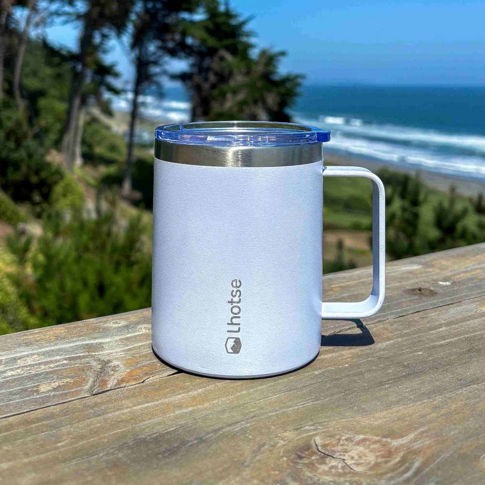 Taza Térmica Insulada Camping 350 Ml Lhotse3#Blanco