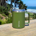 Taza Térmica Insulada Camping 350 Ml Lhotse2#Verde