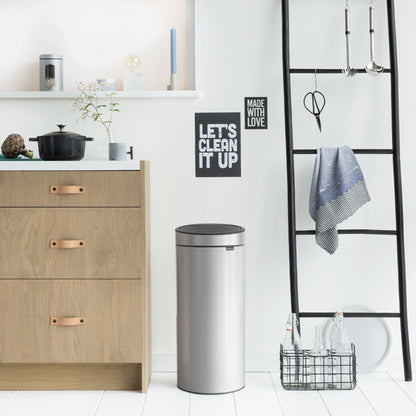 Basurero Touch New 30 Lts Brabantia7#Plata