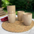 Set 4 Tazas Cerámica 330ml Siena Simplit2#Beige