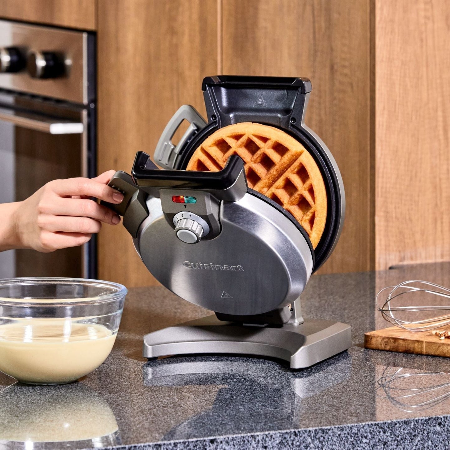 Wafflera Vertical Cuisinart®8#Plata