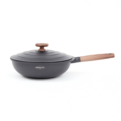 Wok Eco Nature Con Tapa 30 Cm Oroley8#Gris