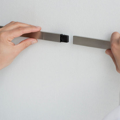 Barra 7 Ganchos Pared 60 Cm Brabantia4#Plateado