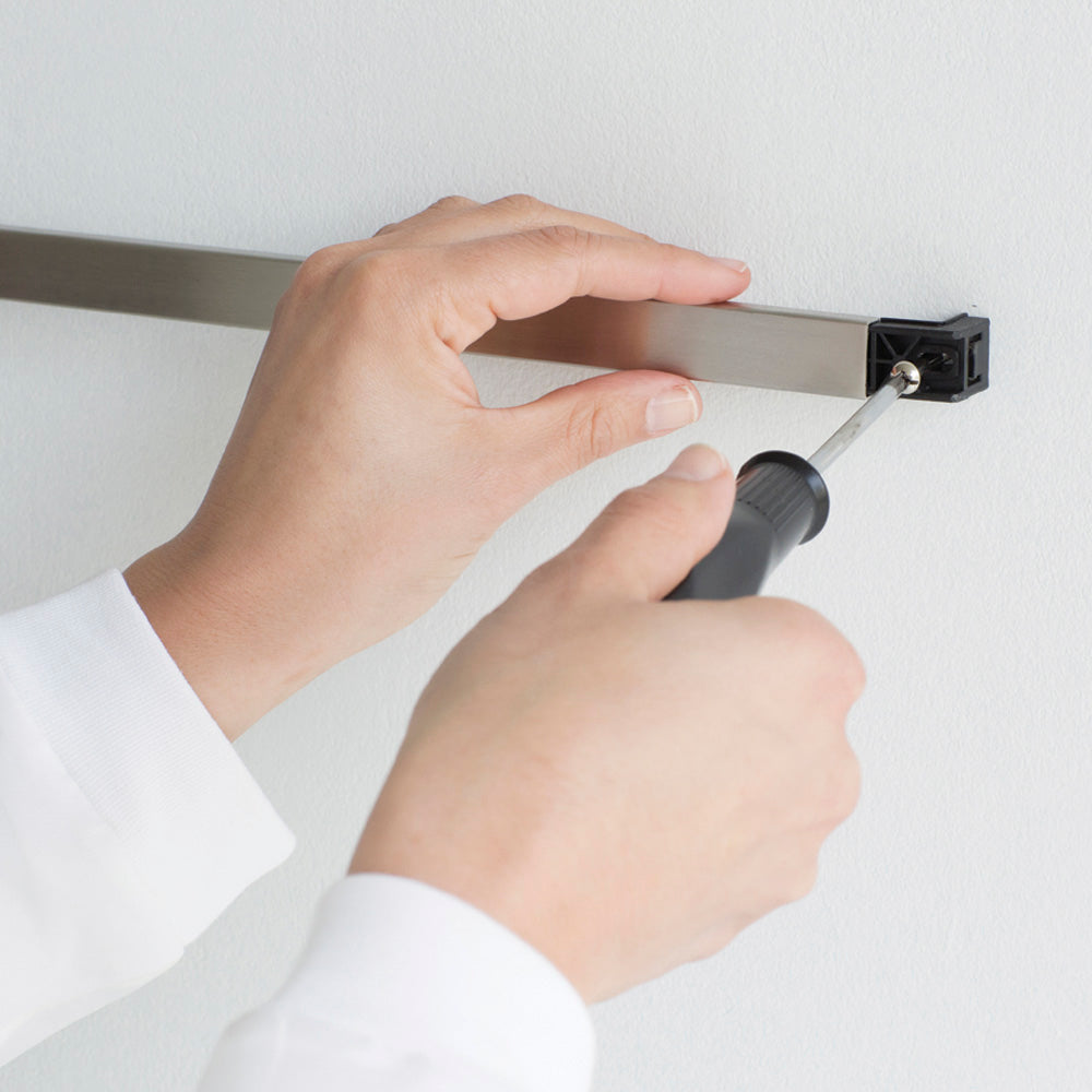 Barra 7 Ganchos Pared 60 Cm Brabantia3#Plateado