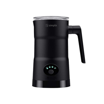 Pack Cafetera Italiana 4 Tz + Espumador 4 En 1 Simplit4#Negro