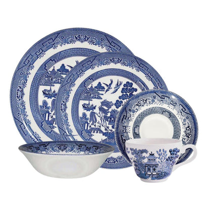 Juego Loza Blue Willow 20 Pzs Churchill1#Sin color