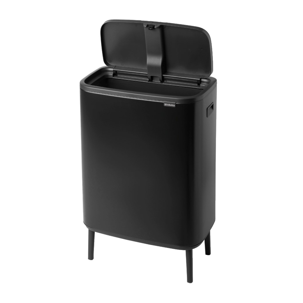 Basurero Bo Touch Hi Balde Plástico 60 Lts Brabantia6#Negro