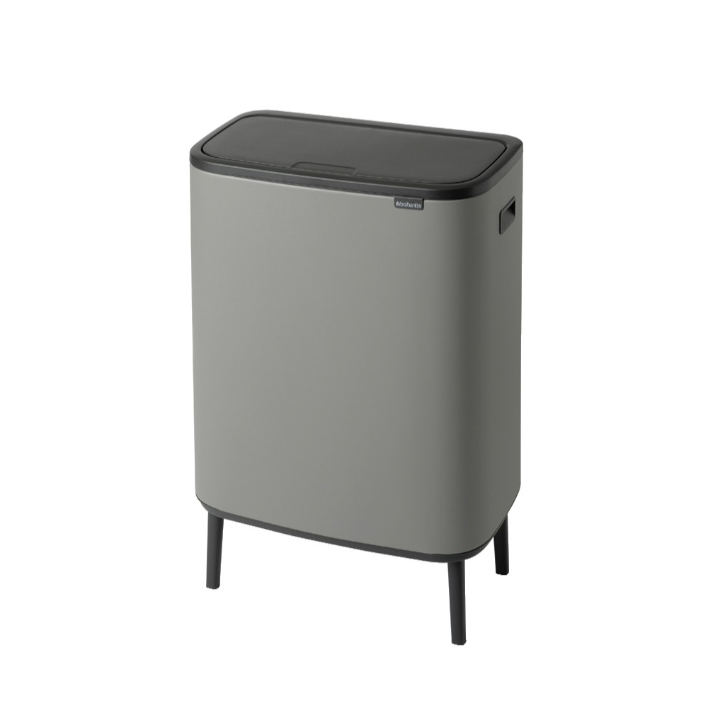 Basurero Bo Touch Hi Balde Plástico 60 Lts Brabantia8#Gris