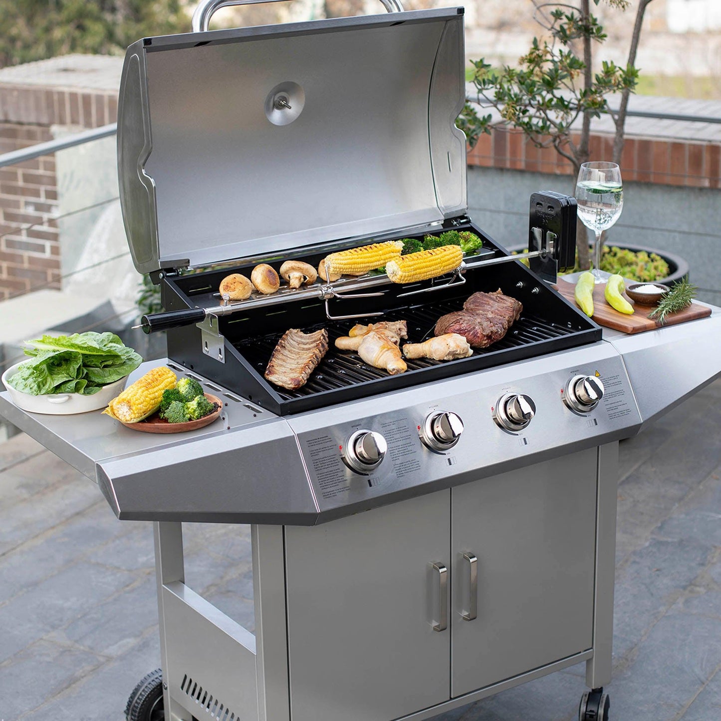 Accesorio Parrilla Spiedo Essence 4Q FDV-Kitchen Center