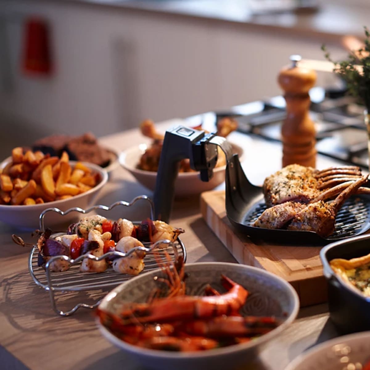 Accesorio Parrilla Para Freidora HD9904/00 Philips3#Gris