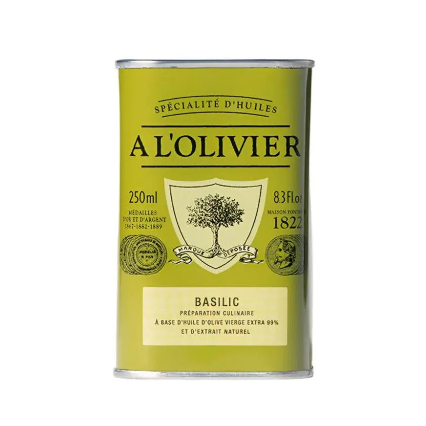 Aceite de Oliva con Albahaca 250 ml Al 'Olivier