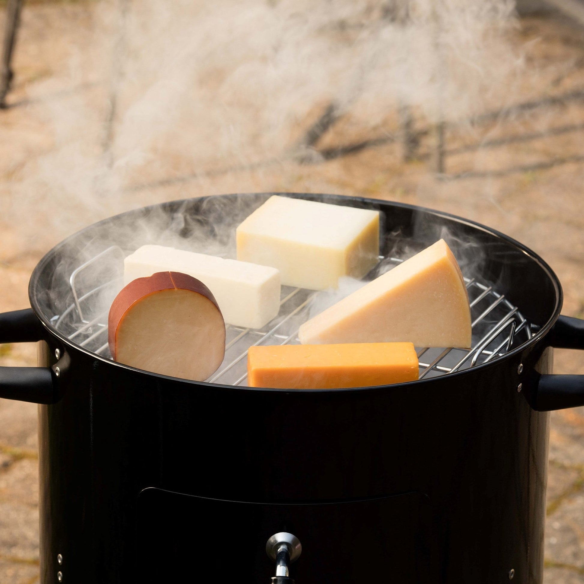 Ahumador De Carbón Vertical 16 Pulgadas Cuisinart2#Negro