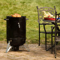 Ahumador De Carbón Vertical 18 Pulgadas Cuisinart1#Negro