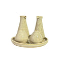 Alcuza Cerámica Gres 5 Pzs Beige Bohemik3#Beige