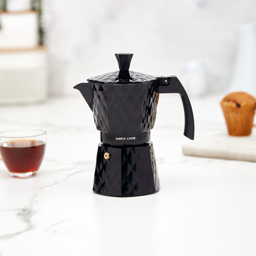 Cafetera Italiana Roma 6 Tazas Simple Cook Espresso en Casa