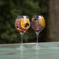 Set 2 Copas Vino Blanco Amoroso Bohemia1#Sin Color