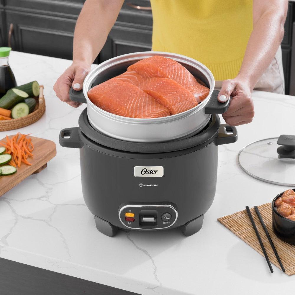 Arrocera 3 En 1 Diamond Force 12 Tazas CKSTRC12DFSKE Oster3#Gris