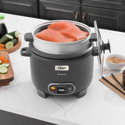 Arrocera 3 En 1 Diamond Force 12 Tazas CKSTRC12DFSKE Oster4#Gris