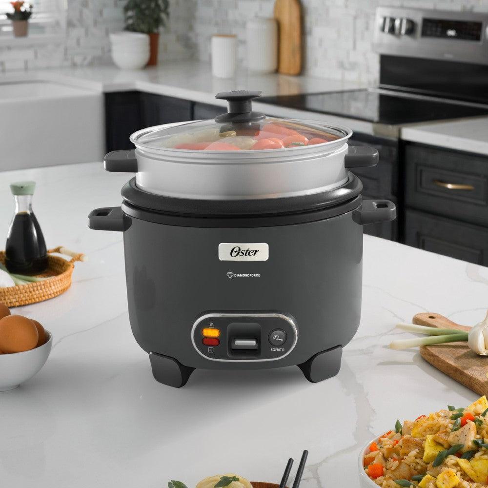 Arrocera 3 En 1 Diamond Force 12 Tazas CKSTRC12DFSKE Oster1#Gris