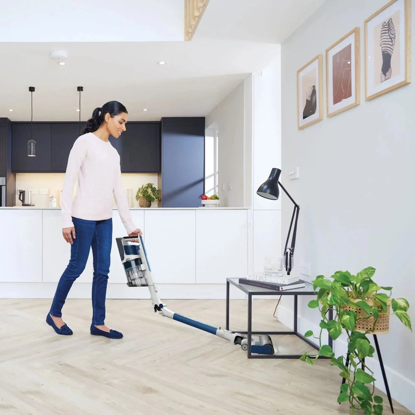 Aspiradora 2 en 1 Powerpro Sin Cable IZ380 Shark3#Azul