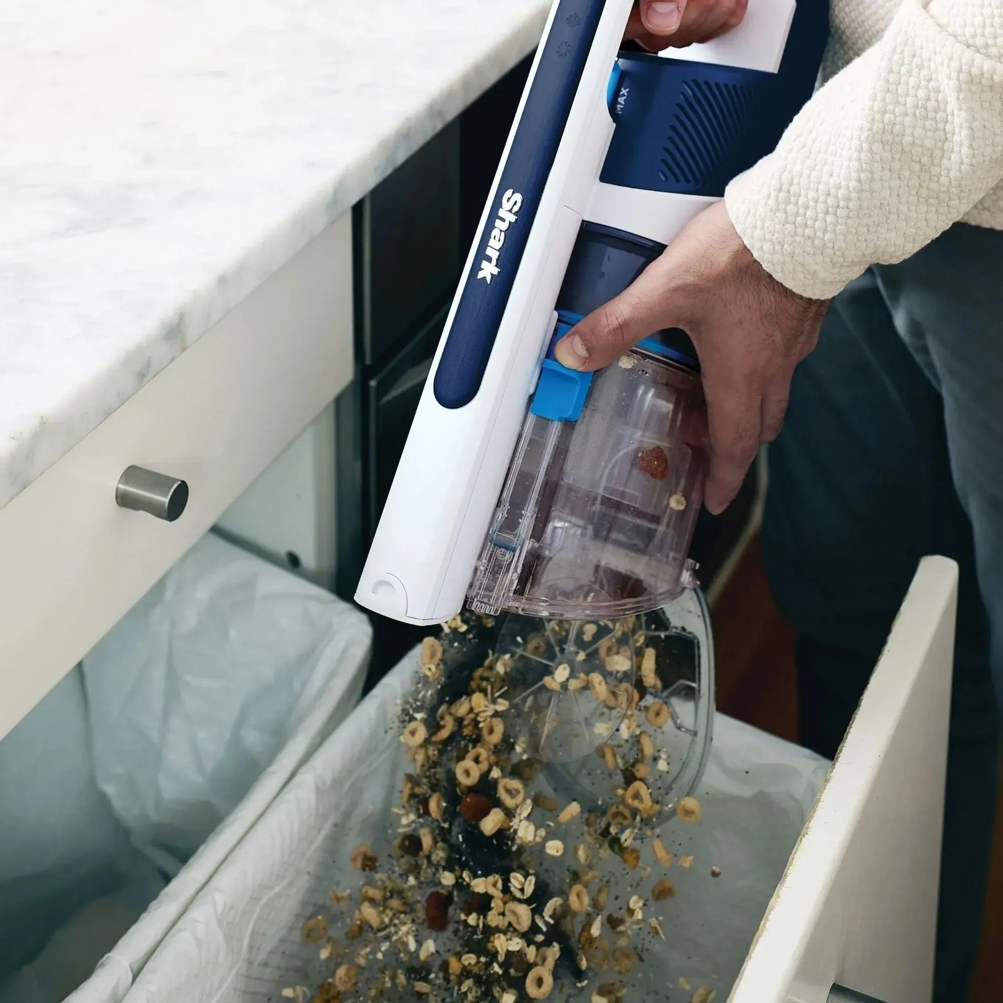 Aspiradora 2 en 1 Powerpro Sin Cable IZ380 Shark7#Azul