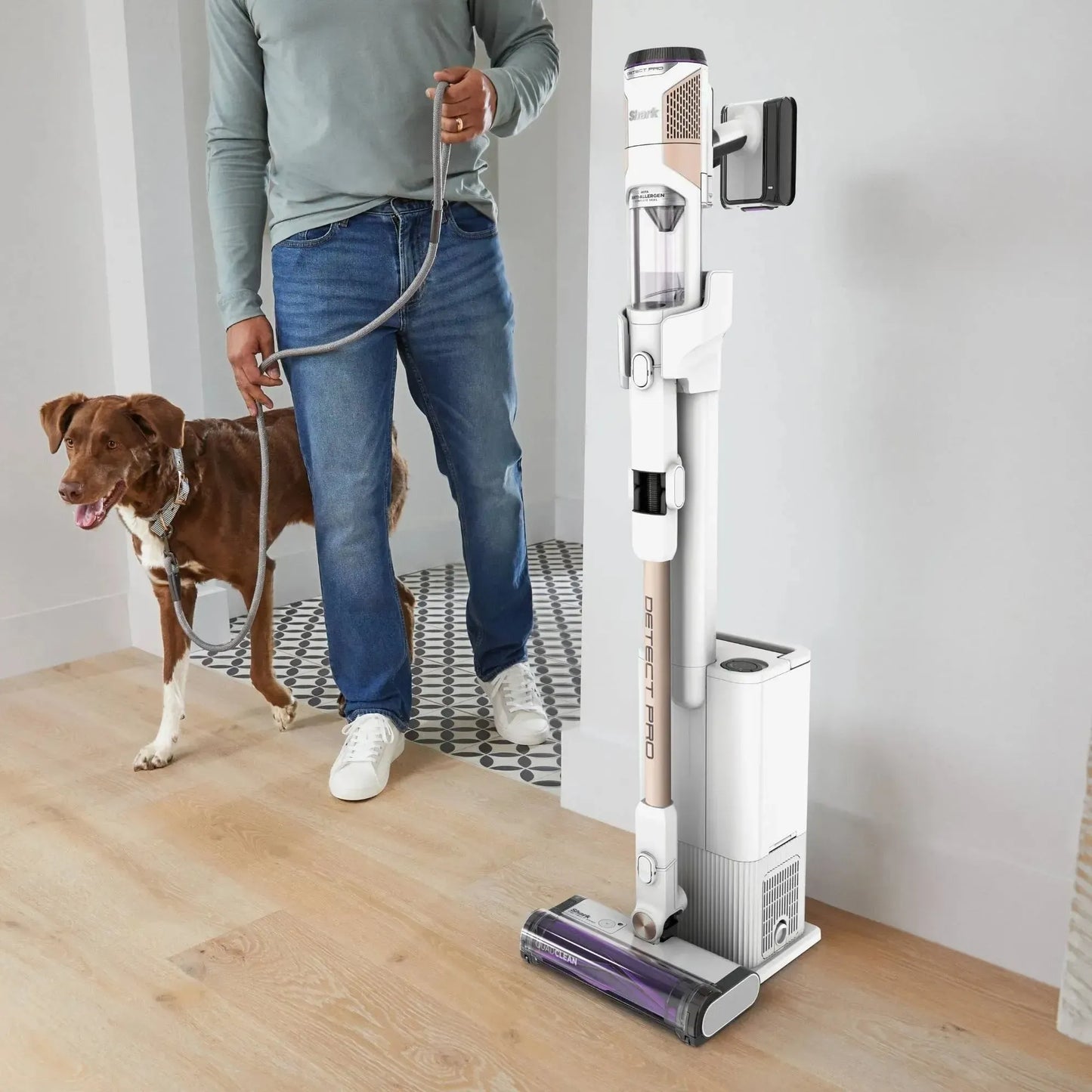 Aspiradora Inalámbrica Con Sistema De Vaciado Automático Detect Pro IW3611EU Shark5#Blanco