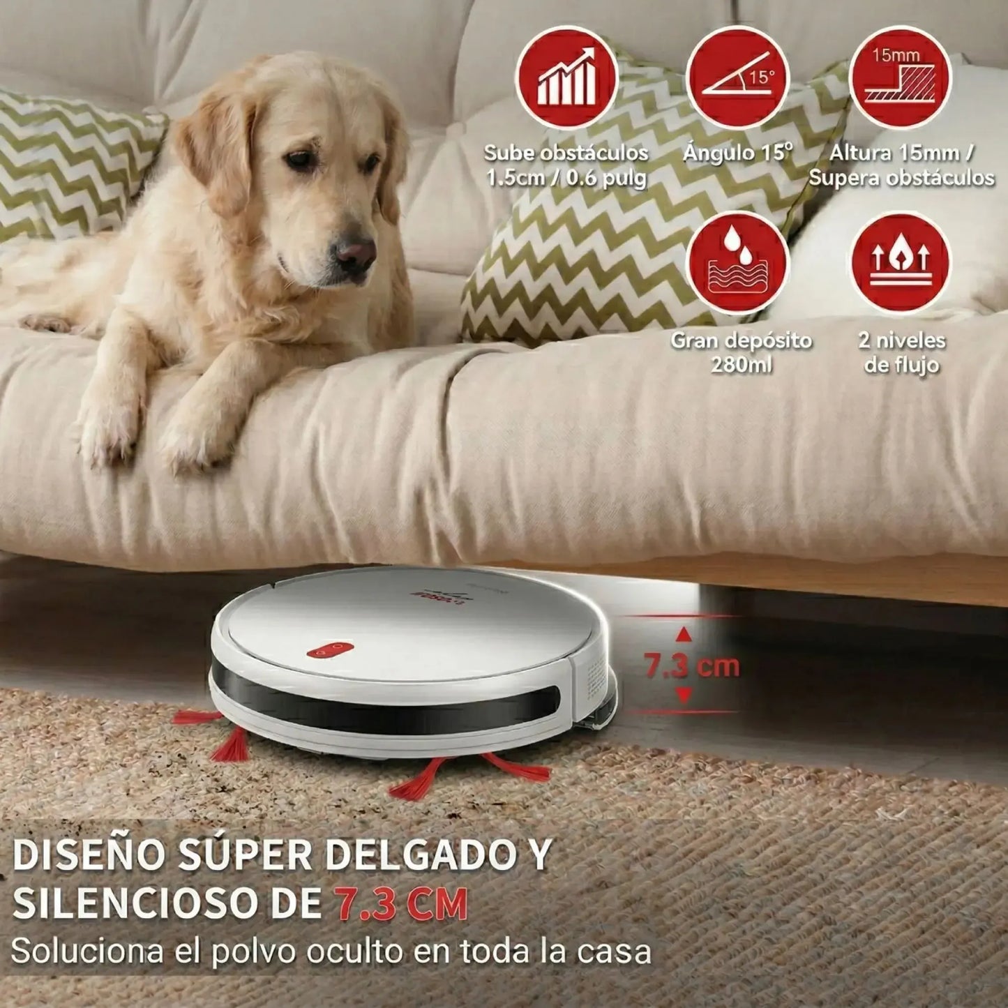 Aspiradora Robot D690-Aspiradoras Robot