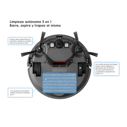 Aspiradora Robot ePower 3en1 ERB30 Electrolux5#Gris