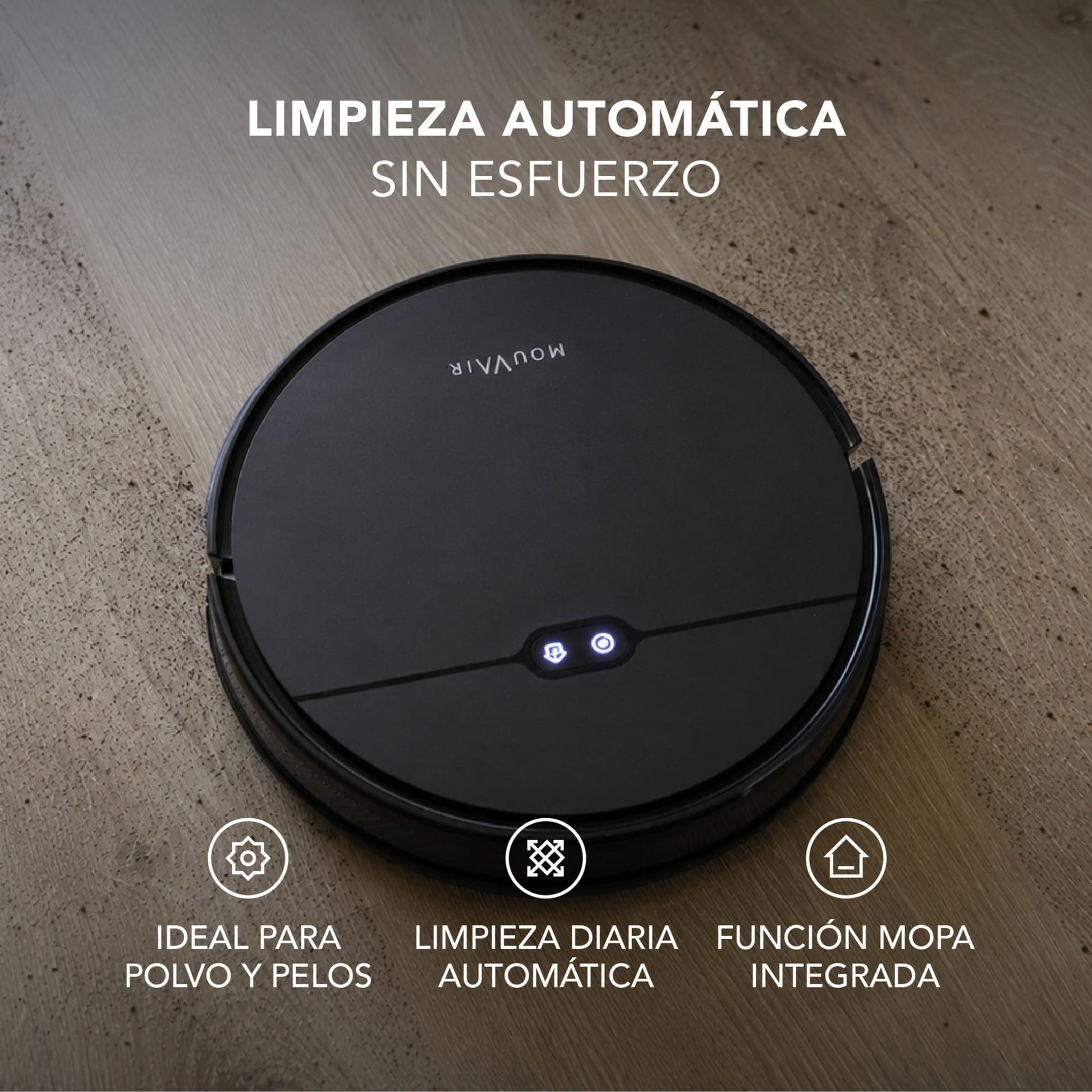 Aspiradora Robot y Trapeadora Mouvair Smart Clean-Aspiradoras Robot