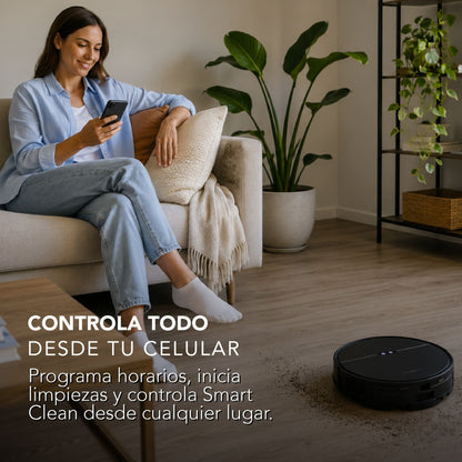 Aspiradora Robot y Trapeadora Mouvair Smart Clean-Aspiradoras Robot